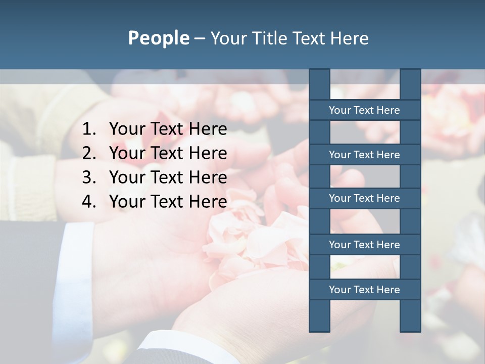 Portrait Retired Caucasian PowerPoint Template