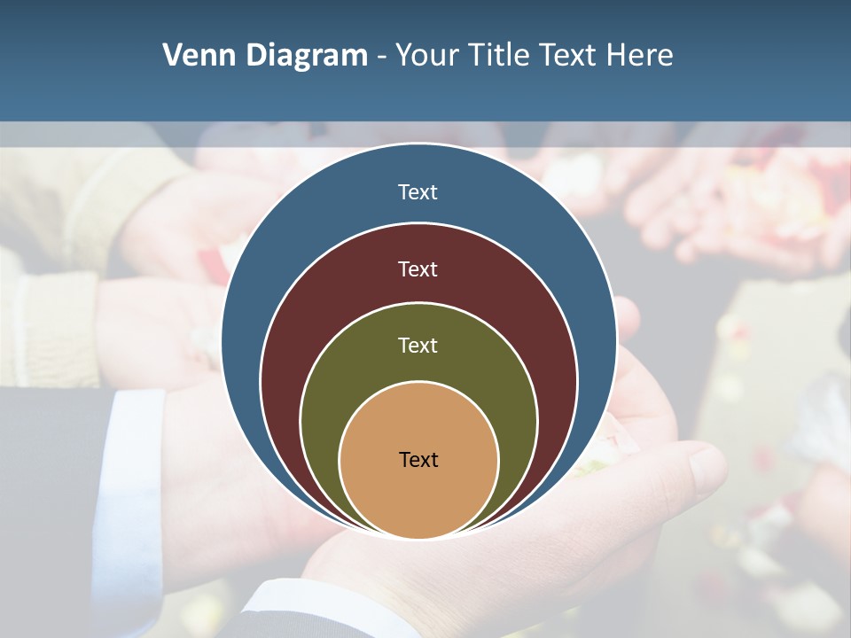 Portrait Retired Caucasian PowerPoint Template