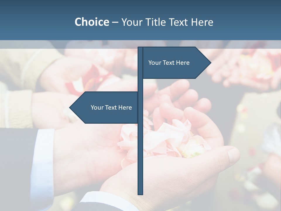 Portrait Retired Caucasian PowerPoint Template