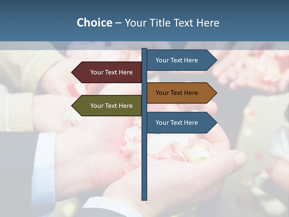 Portrait Retired Caucasian PowerPoint Template