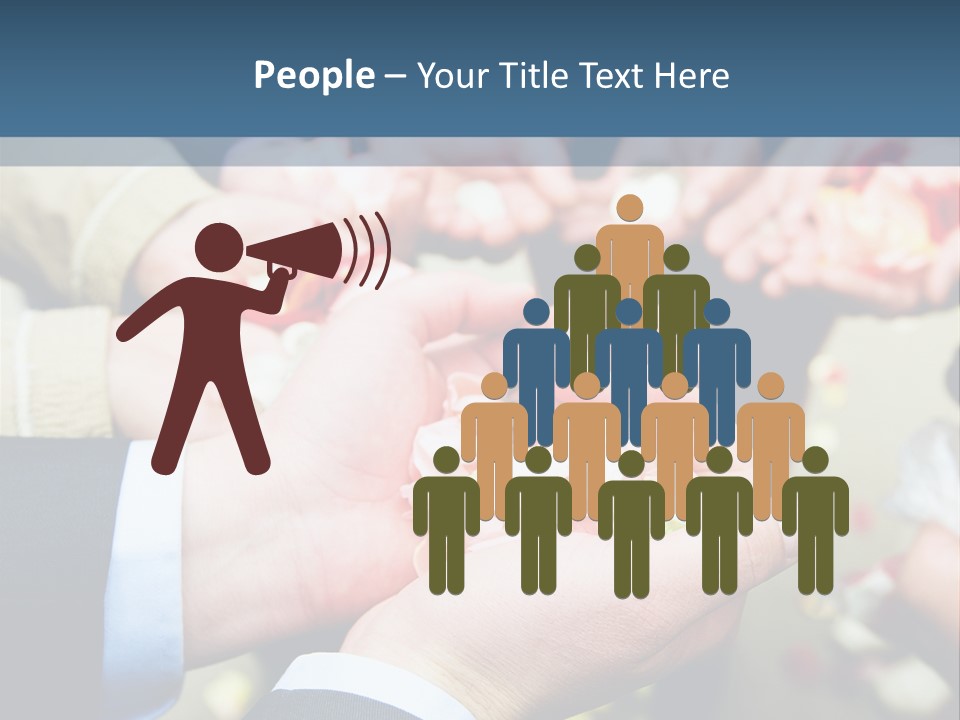 Portrait Retired Caucasian PowerPoint Template