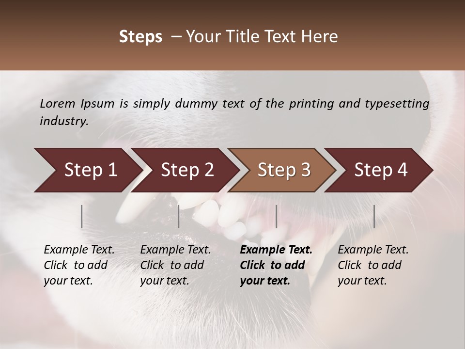 Lifestyle Portrait Pensioner PowerPoint Template