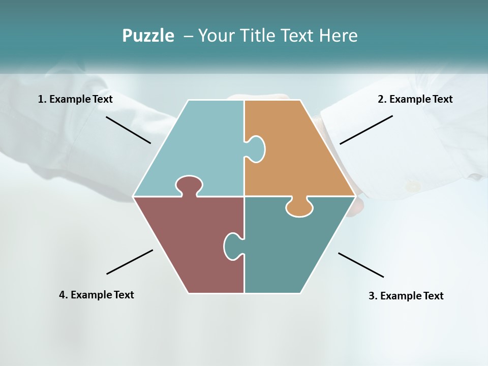 Sunrise White Woman PowerPoint Template