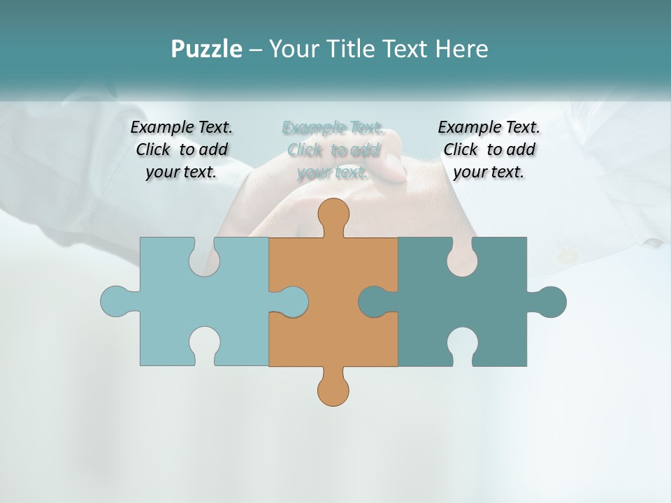 Sunrise White Woman PowerPoint Template