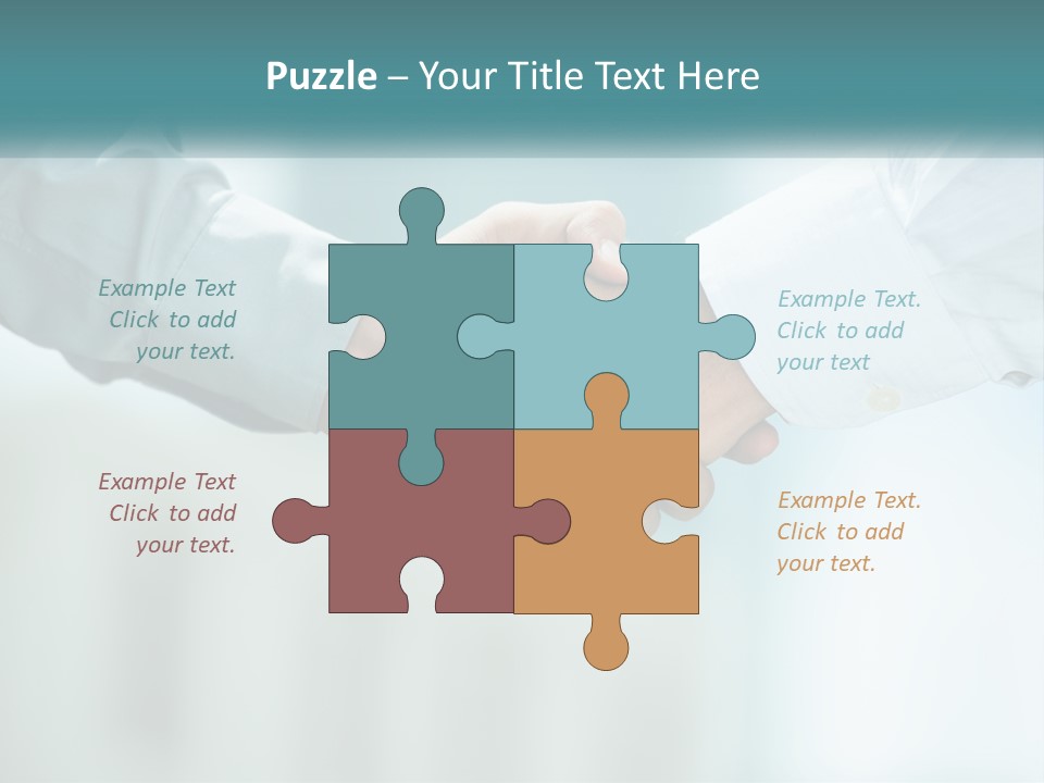 Sunrise White Woman PowerPoint Template