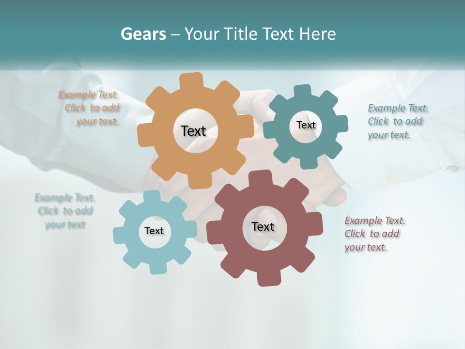 Sunrise White Woman PowerPoint Template