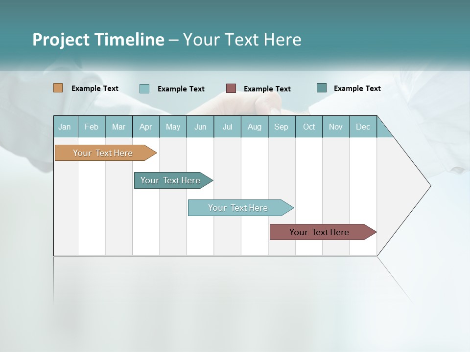 Sunrise White Woman PowerPoint Template