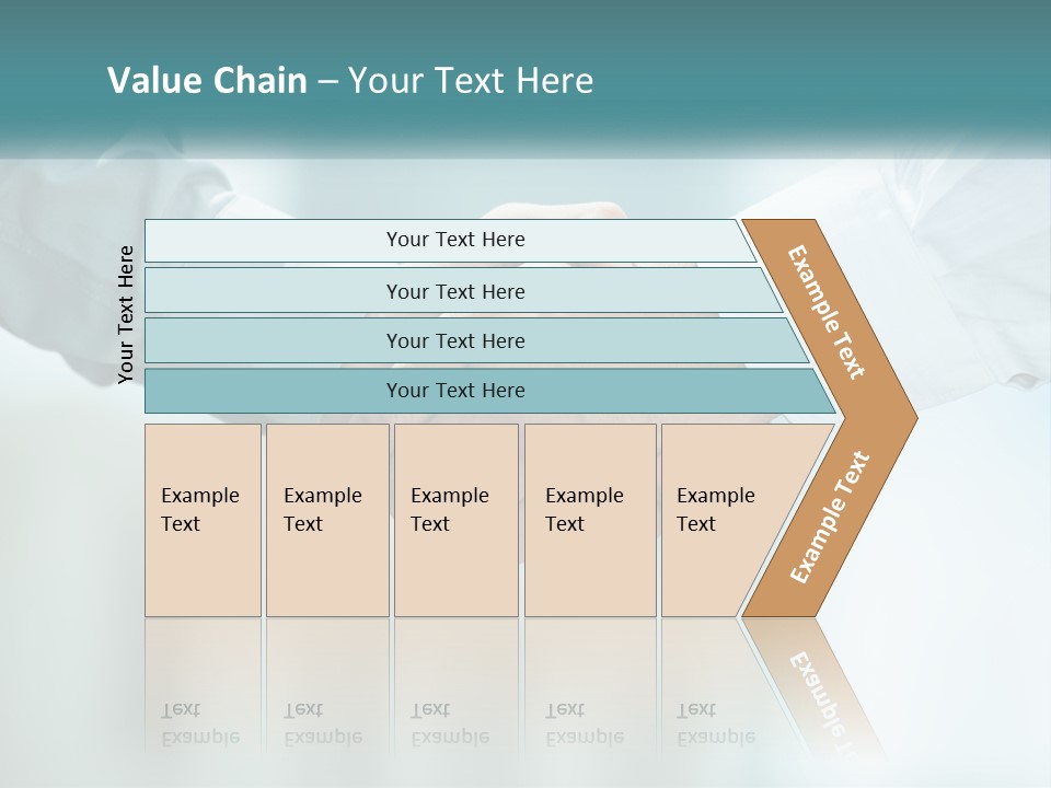 Sunrise White Woman PowerPoint Template