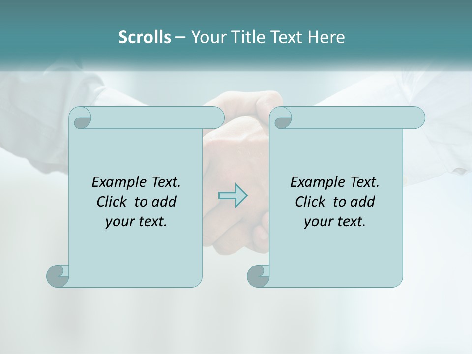 Sunrise White Woman PowerPoint Template