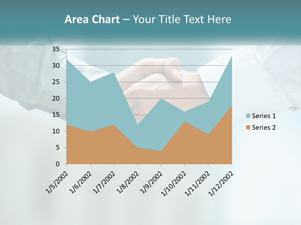 Sunrise White Woman PowerPoint Template
