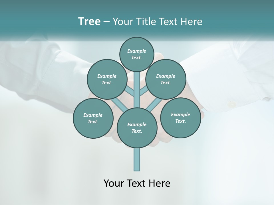 Sunrise White Woman PowerPoint Template