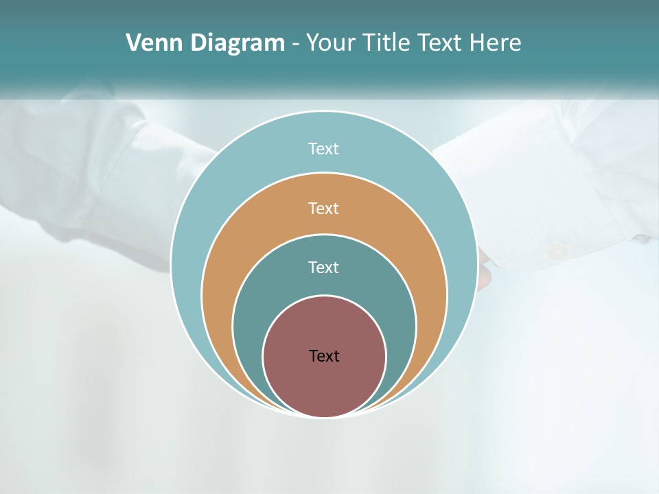 Sunrise White Woman PowerPoint Template