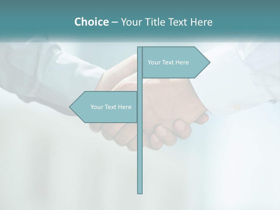 Sunrise White Woman PowerPoint Template