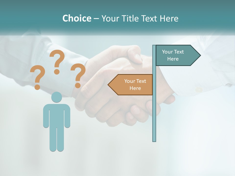 Sunrise White Woman PowerPoint Template