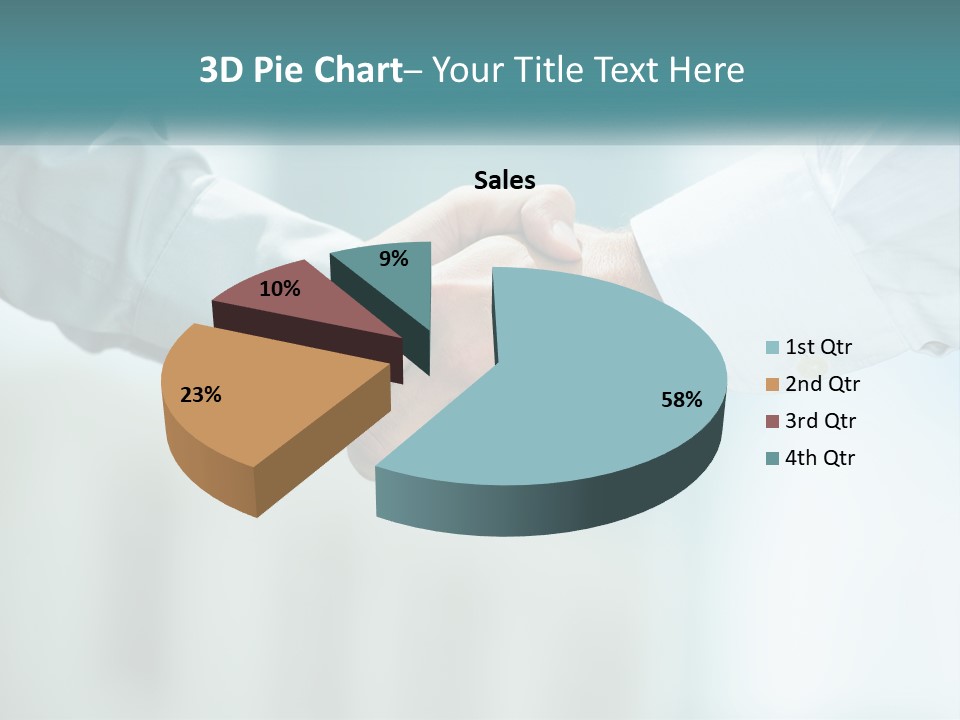 Sunrise White Woman PowerPoint Template