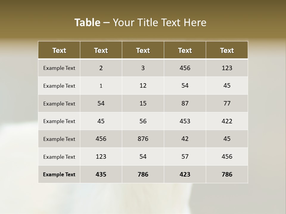 Sunrise Portrait Lifestyle PowerPoint Template