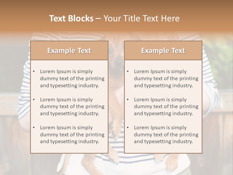 Woman Lifestyle Retired PowerPoint Template