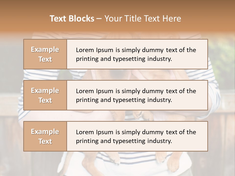 Woman Lifestyle Retired PowerPoint Template