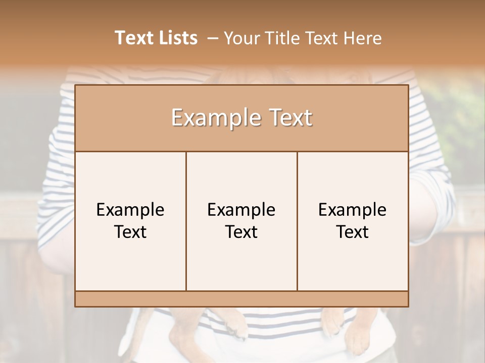 Woman Lifestyle Retired PowerPoint Template