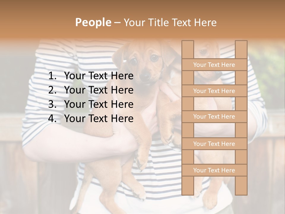 Woman Lifestyle Retired PowerPoint Template
