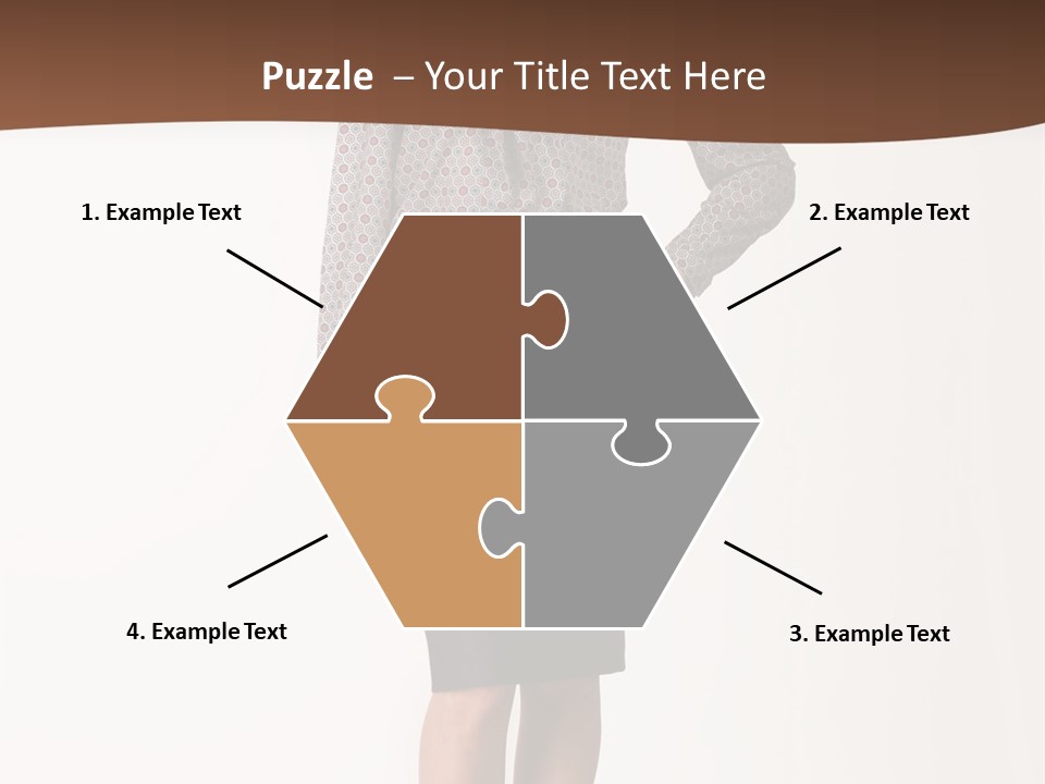 Elderly White Woman PowerPoint Template