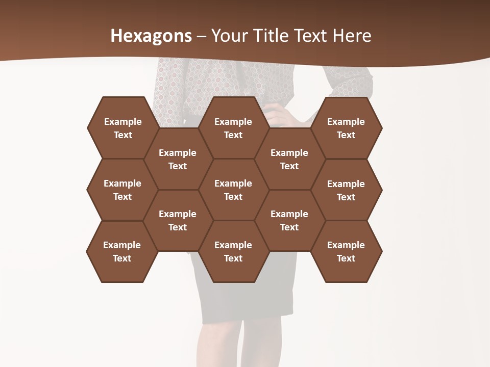 Elderly White Woman PowerPoint Template