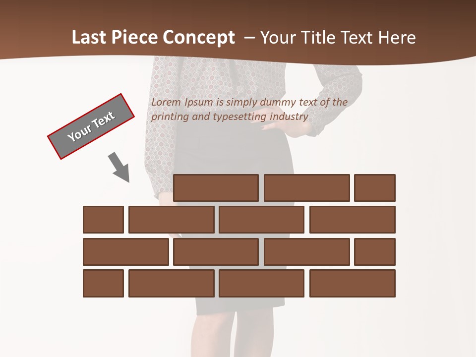 Elderly White Woman PowerPoint Template