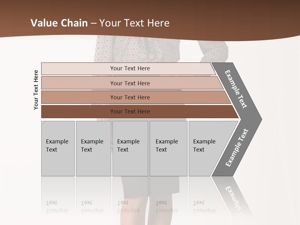 Elderly White Woman PowerPoint Template
