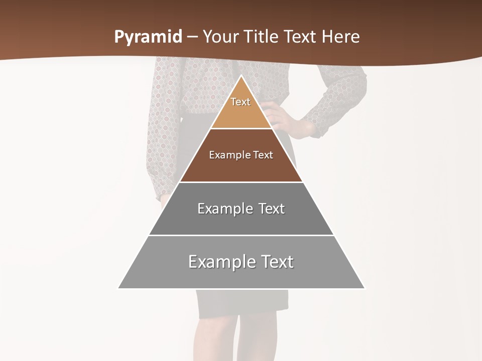 Elderly White Woman PowerPoint Template