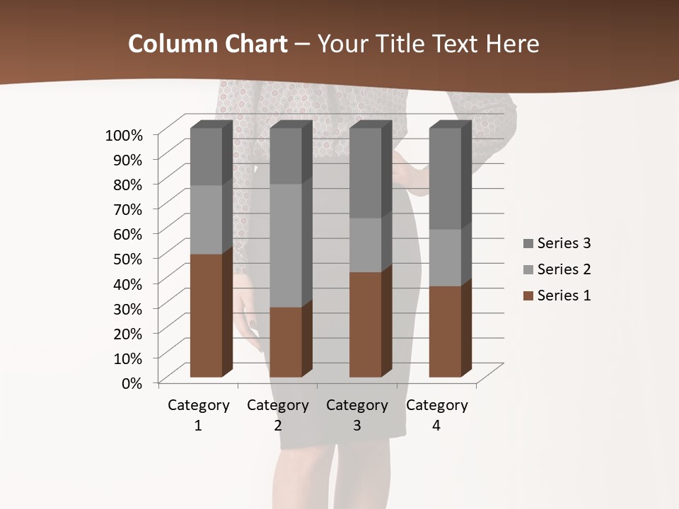Elderly White Woman PowerPoint Template