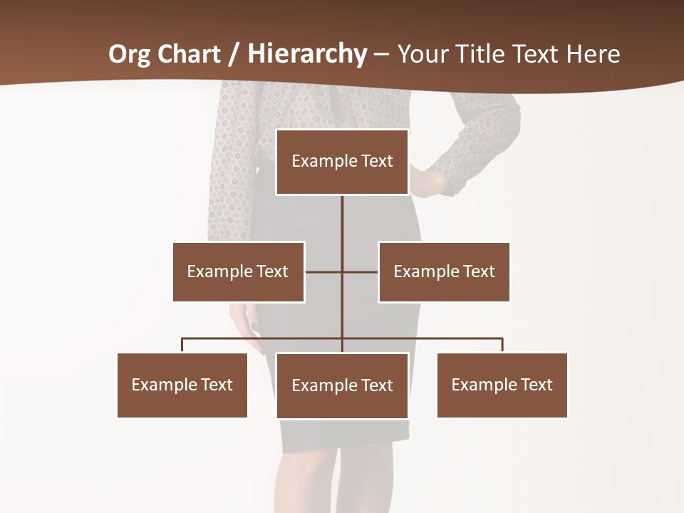 Elderly White Woman PowerPoint Template