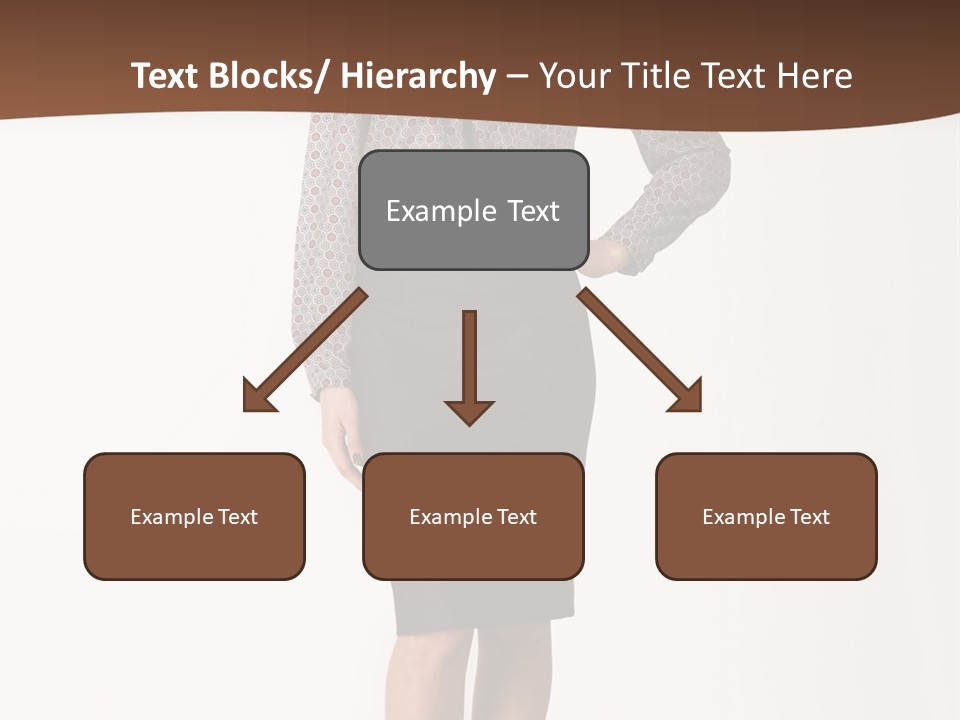 Elderly White Woman PowerPoint Template