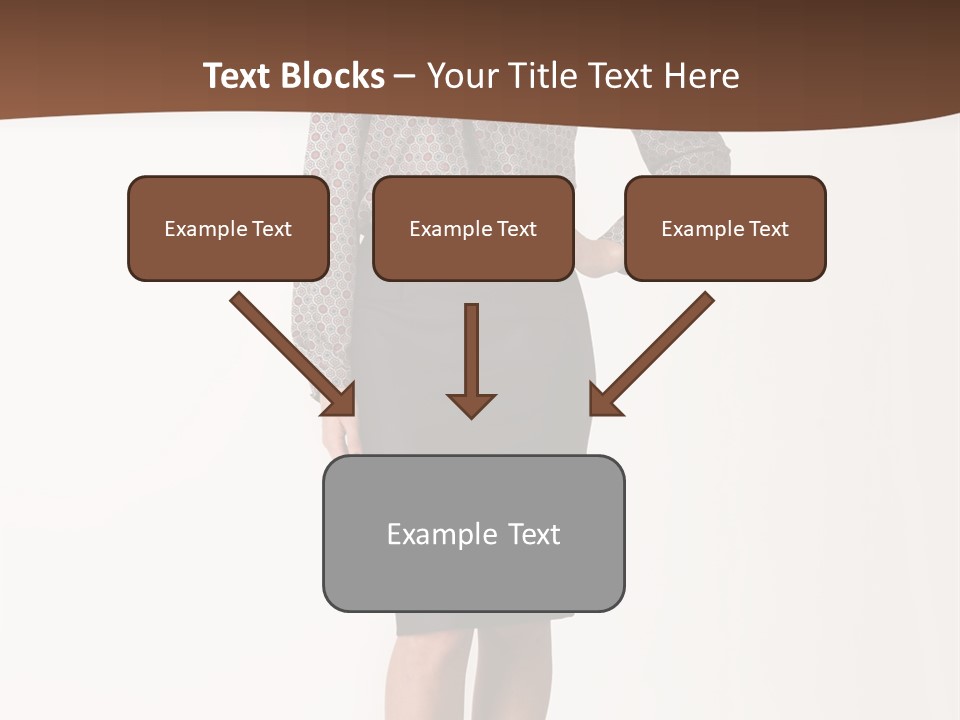 Elderly White Woman PowerPoint Template