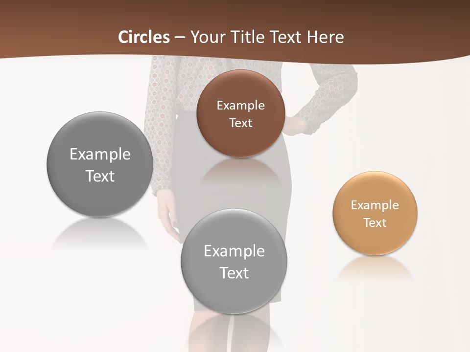 Elderly White Woman PowerPoint Template