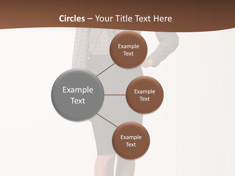 Elderly White Woman PowerPoint Template