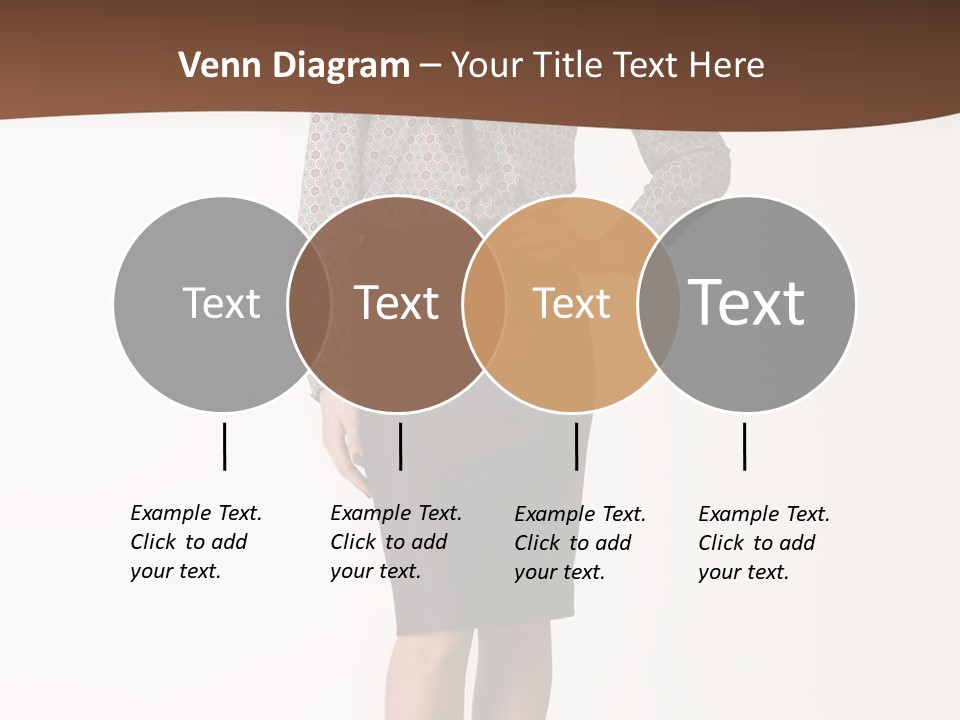 Elderly White Woman PowerPoint Template