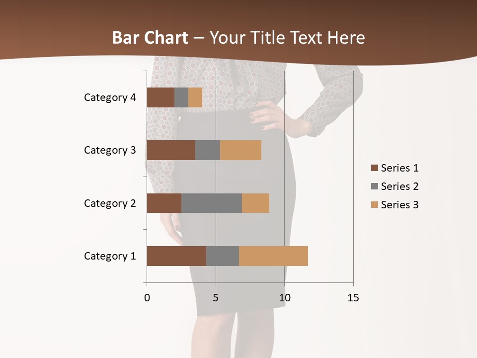 Elderly White Woman PowerPoint Template