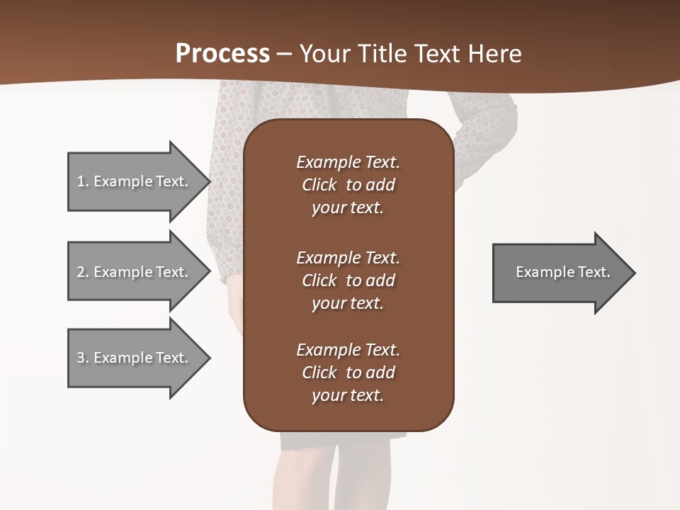 Elderly White Woman PowerPoint Template