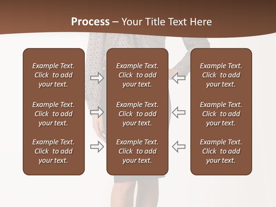 Elderly White Woman PowerPoint Template