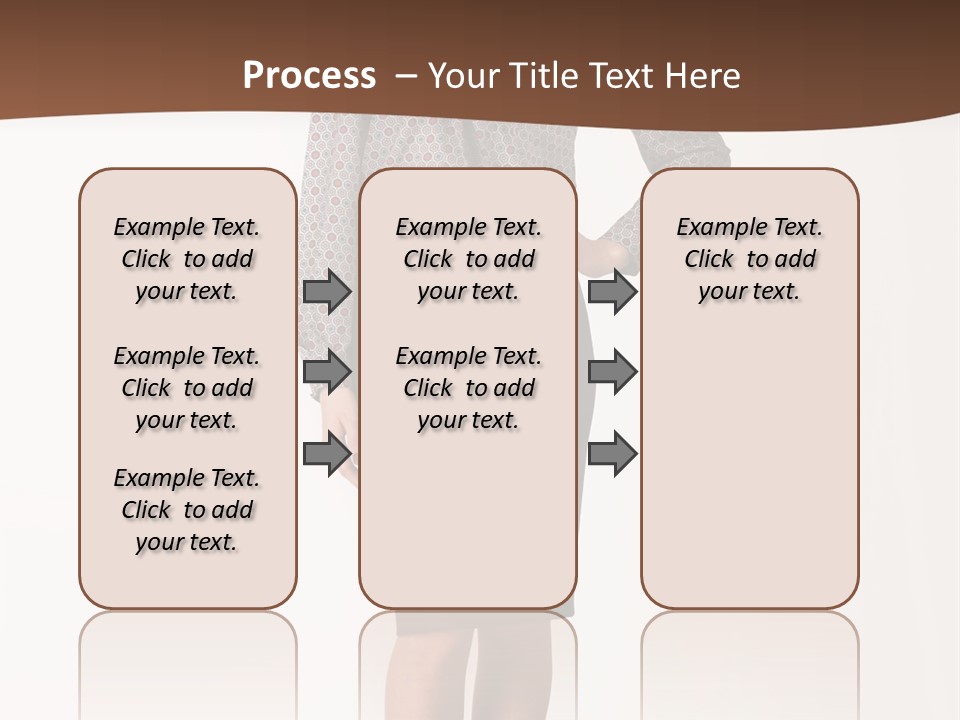 Elderly White Woman PowerPoint Template