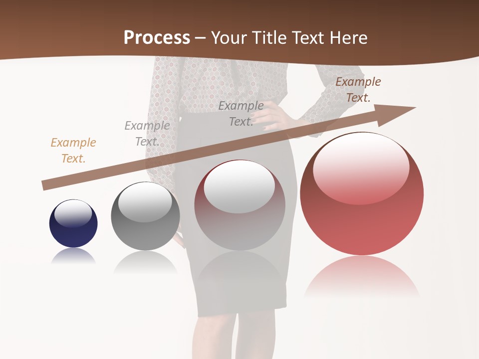 Elderly White Woman PowerPoint Template