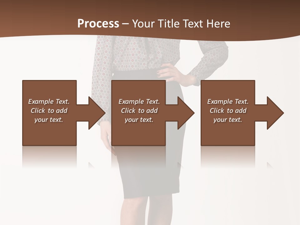 Elderly White Woman PowerPoint Template