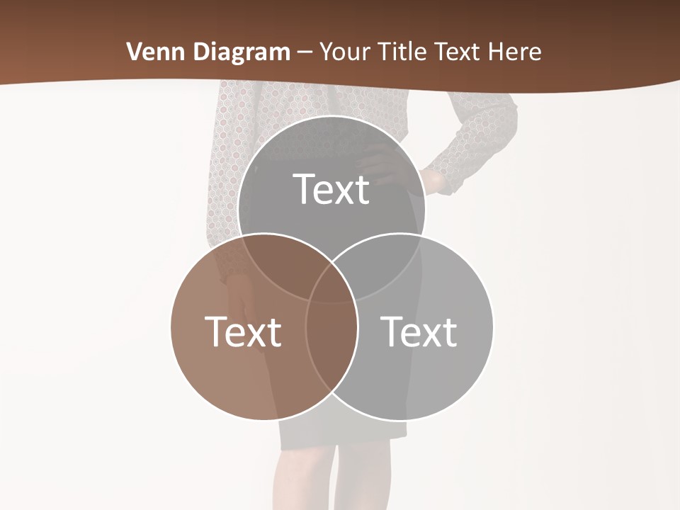 Elderly White Woman PowerPoint Template