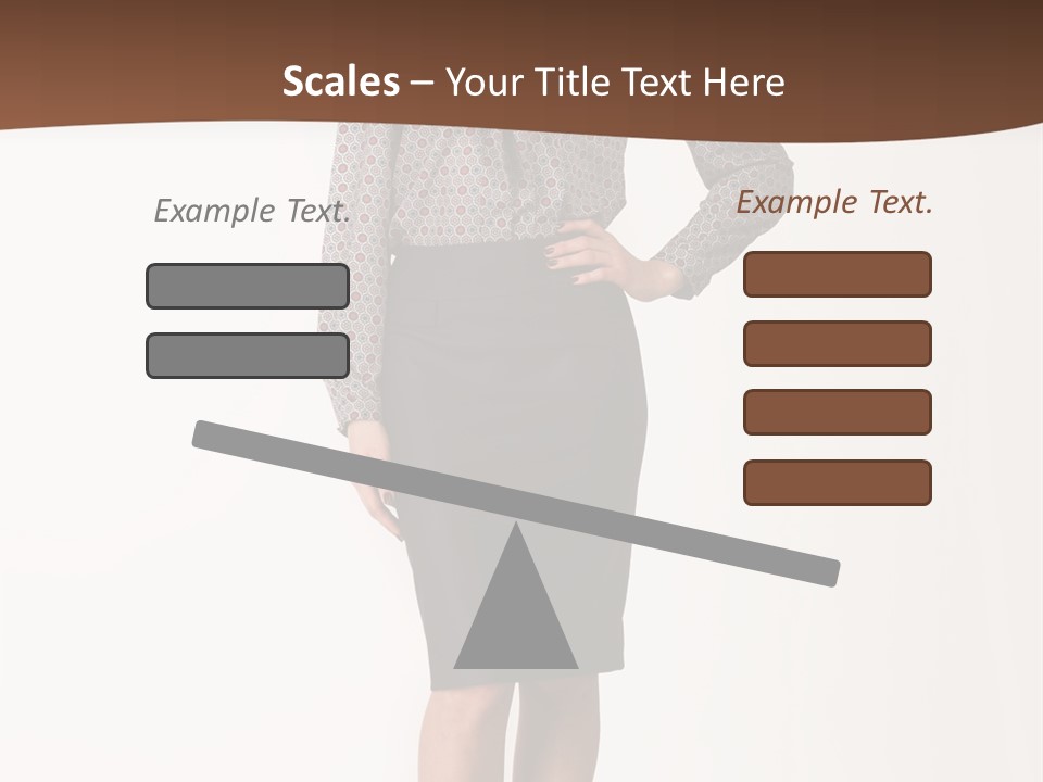 Elderly White Woman PowerPoint Template