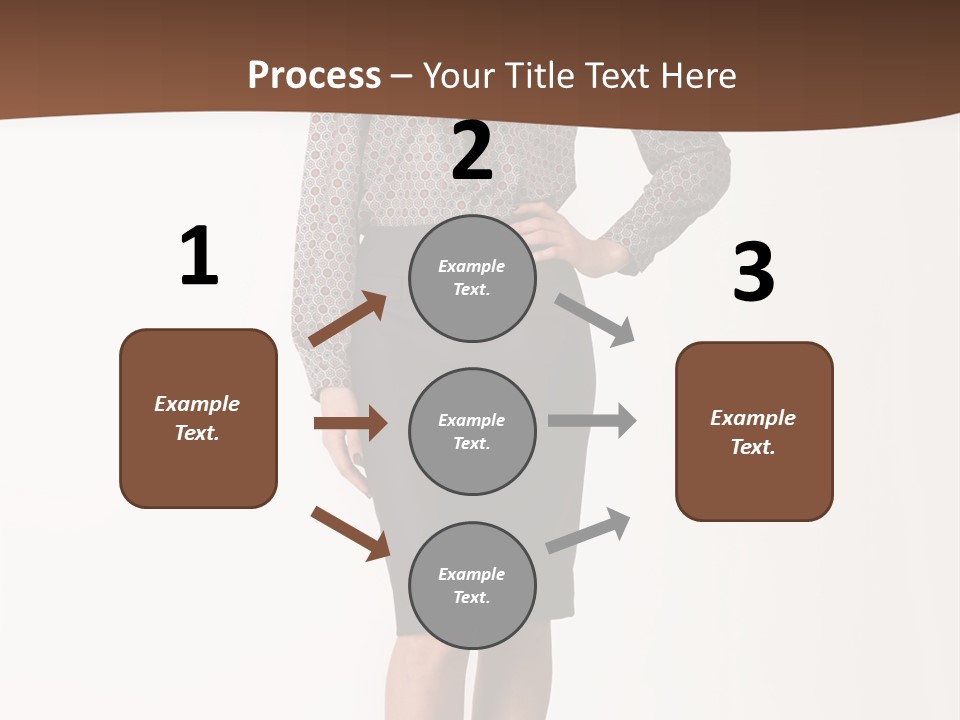 Elderly White Woman PowerPoint Template