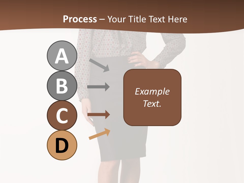 Elderly White Woman PowerPoint Template