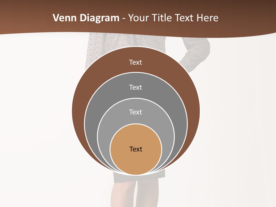 Elderly White Woman PowerPoint Template