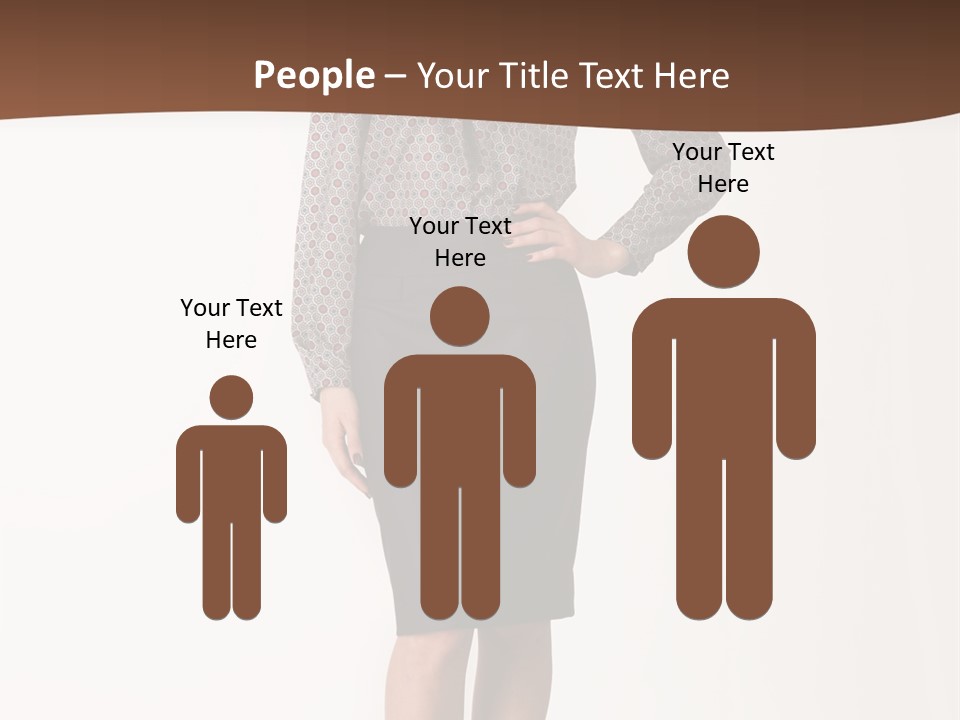 Elderly White Woman PowerPoint Template