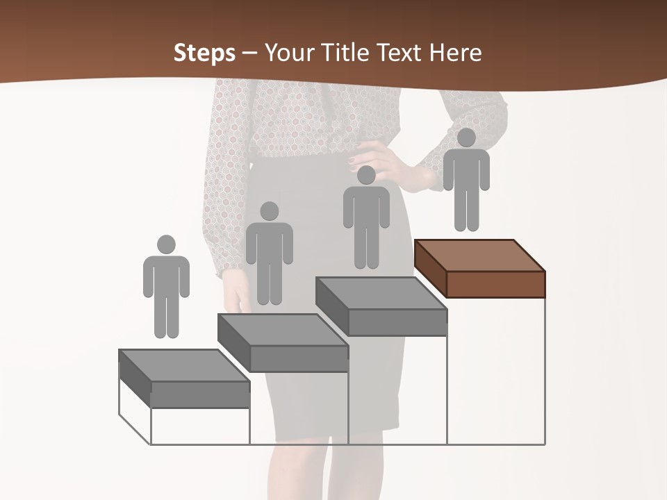 Elderly White Woman PowerPoint Template