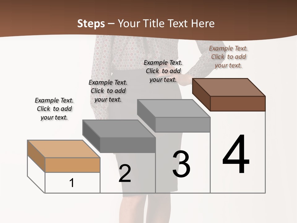 Elderly White Woman PowerPoint Template